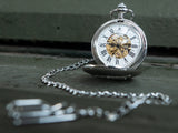 Exclusive Tank Museum Embossed Mechanical Pocket Watch Watch [variant_option4]