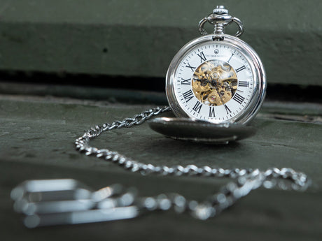 Exclusive Tank Museum Embossed Mechanical Pocket Watch Watch [variant_option4]