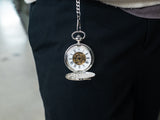 Exclusive Tank Museum Embossed Mechanical Pocket Watch Watch [variant_option4]