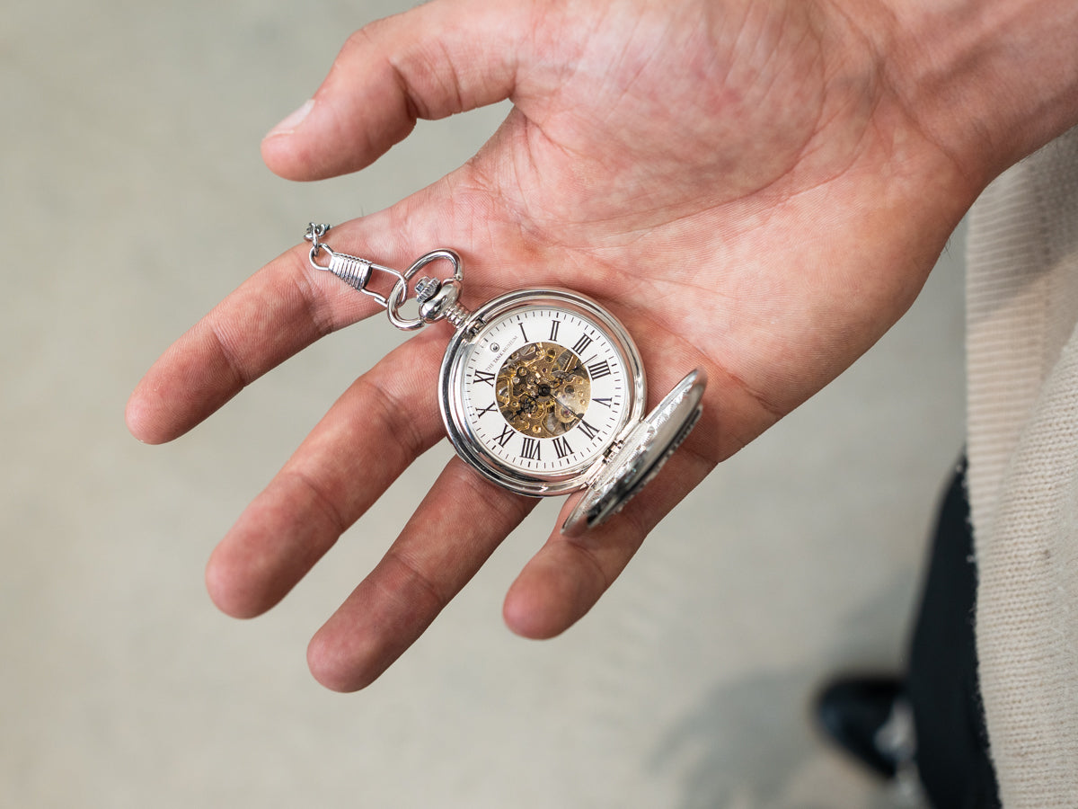 Exclusive Tank Museum Embossed Mechanical Pocket Watch Watch [variant_option4]