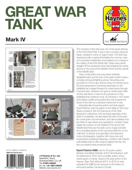 Great War Tank Owners' Workshop Manual Book [variant_option4]