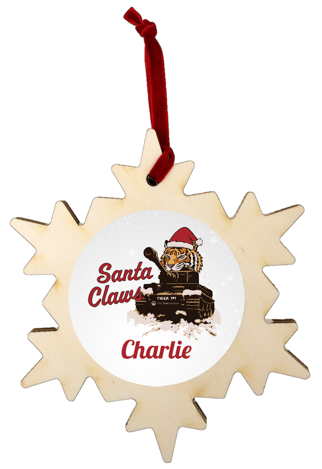 Santa Claws Personalised Tree Decoration TEST Homeware My Moments
