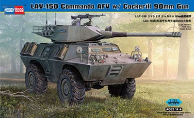 Hobby Boss 1/35 LAV 150 Commando AFV w/ Cockerill 90mm Gun