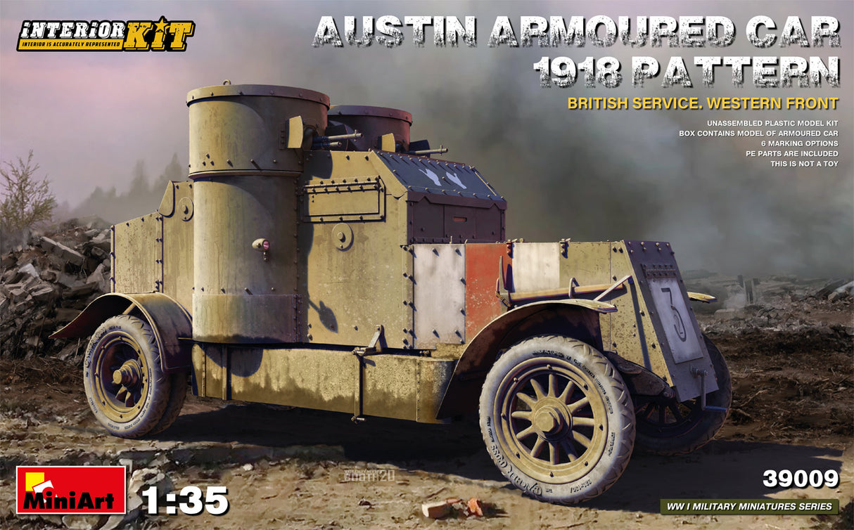 Miniart 1/35 Scale Austin Armored Car (British Service)