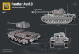 Build Army 1:33 Panther Ausf.D (CHECK) Brick Model Kit Build Army