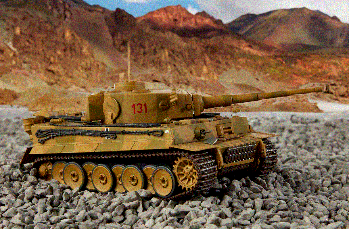 Hobby Master 1/56 Diecast Tiger 1 Tank Early Production Tunisia 1943