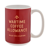 Civil Defence Biscuit Warden On Duty Mug