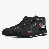 King Tiger V2 High Top Canvas Black Trainer Footwear I Love A Hanger