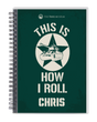 This is How I Roll Personalised Notebook Stationery My Moments