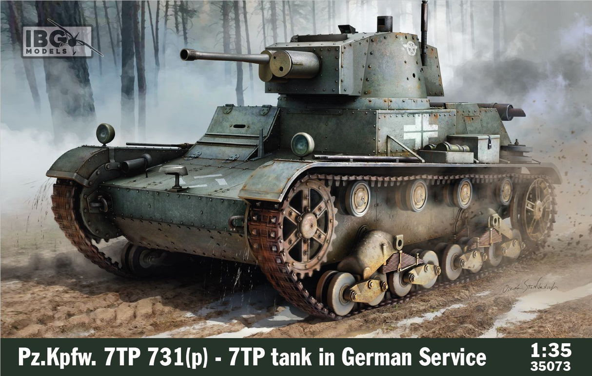 IBG 1/35 7TP Polish Tank - In German Service