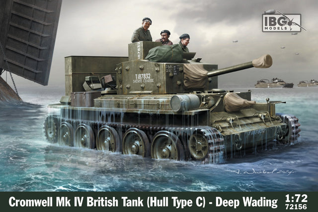 IBG 1/72 Cromwell Mk.4 Tank (Hull type C) Deep Wading. Scale Model IBG Models