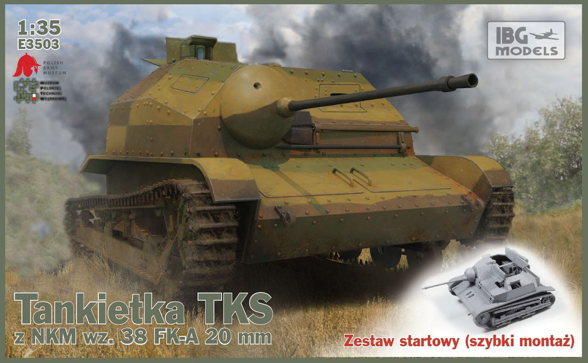 IBG 1/35 TKS Tankette with 20mm Gun