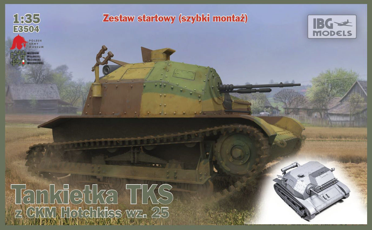IBG 1/35 TKS Polish Tankette with Hotchkiss Machine Gun