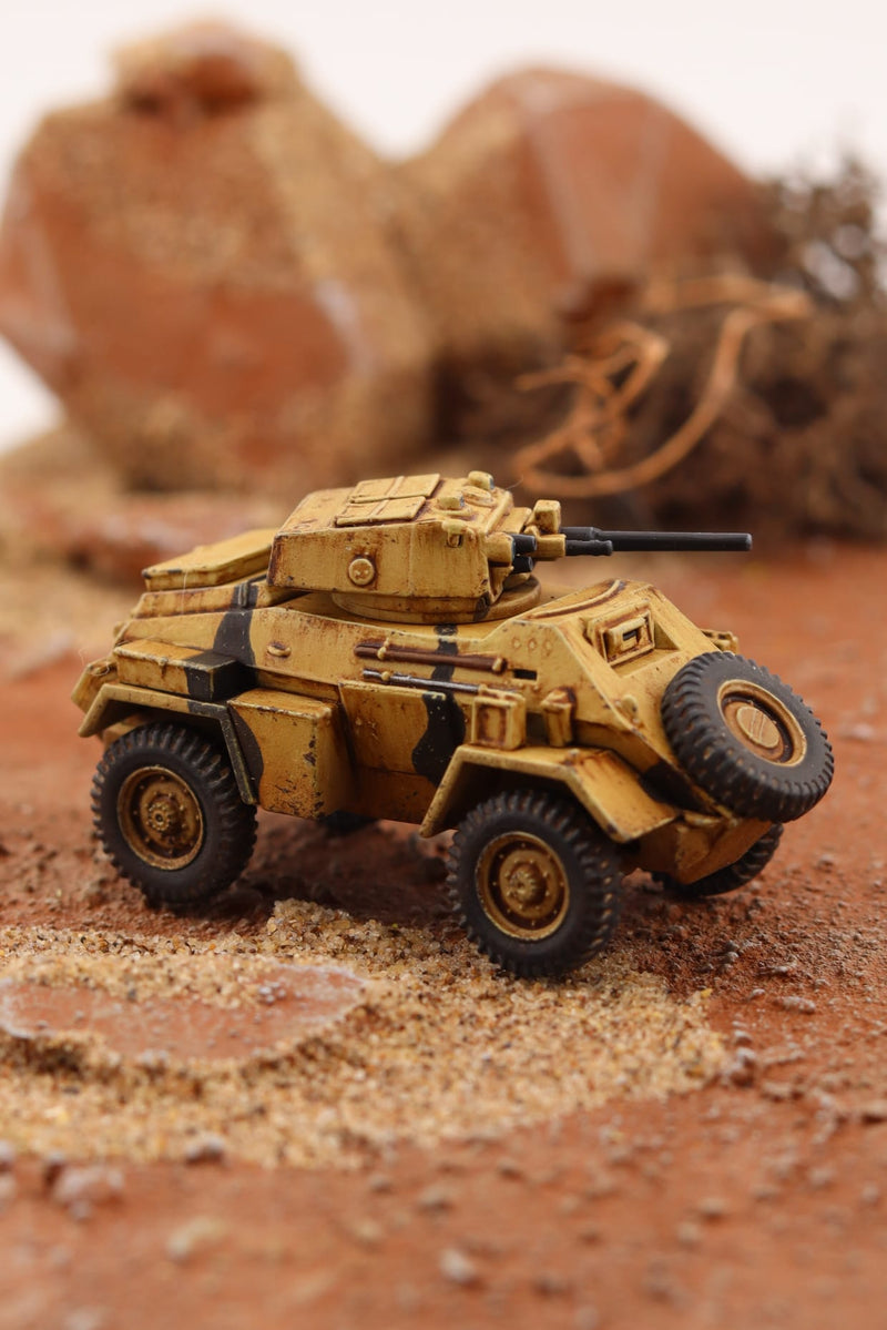 The Table Top Workshop 1/100 Humber Mk2/4 Armoured Car (x4) Scale Model the table top workshop