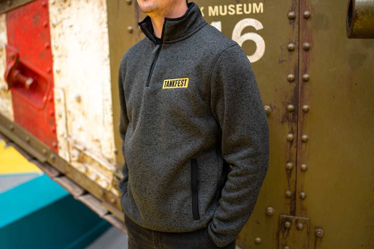 TANKFEST 2025 Zip Neck Sweater Jumper [variant_option4]