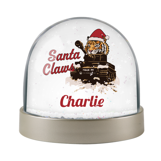 Santa Claws Personalised Snow Globe TEST Snow Globe My Moments