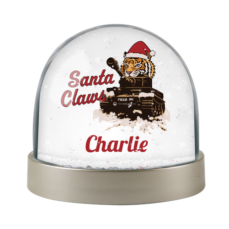 Santa Claws Personalised Snow Globe Snow Globe My Moments