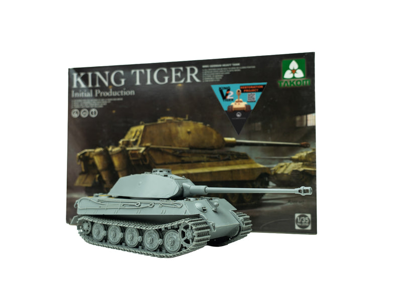PRE-ORDER: Takom King Tiger V2 Model (QR Code) Scale Model Takom