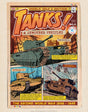 WW2 British Tanks Comic Illustration Print Wall Art Kevin Williamson
