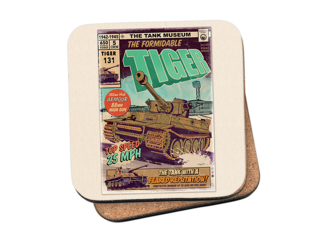 Tiger Comic Coaster (CHECK) Coasters Star Editions Ltd