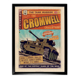 Art Print: The Cromwell Cruiser Tank Comic Print Wall Art On Demand Star Editions 11x14" With Black Frame
