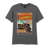 The Cromwell Cruiser Comic T-Shirt T-Shirt On Demand Star Editions Charcoal S