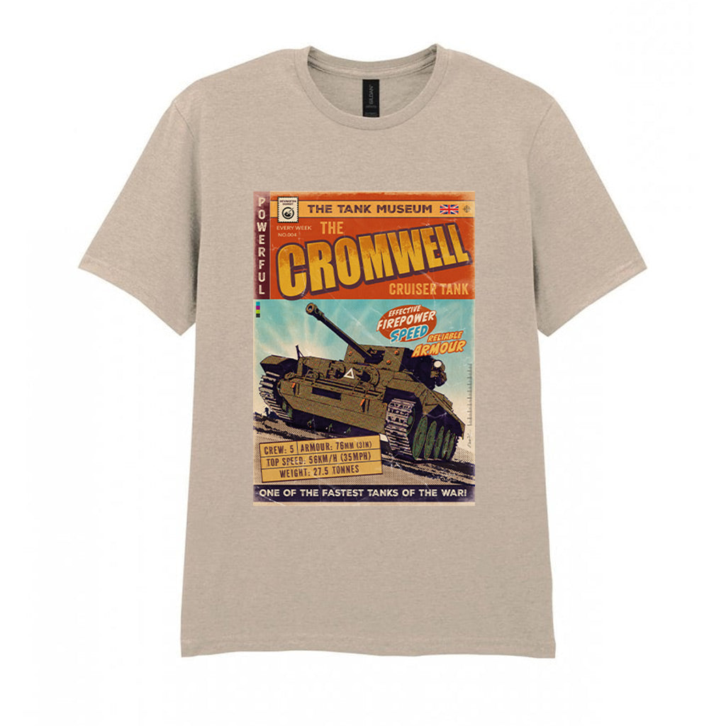 The Cromwell Cruiser Comic T-Shirt T-Shirt On Demand Star Editions Sand S