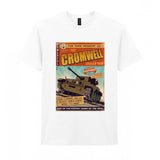 The Cromwell Cruiser Comic T-Shirt T-Shirt On Demand Star Editions White S