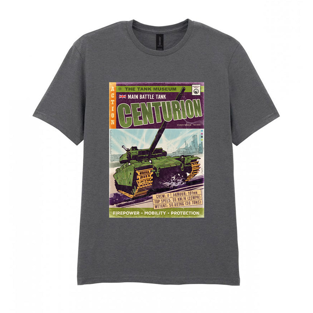 Centurion Comic T-Shirt T-Shirt On Demand Star Editions Charcoal S