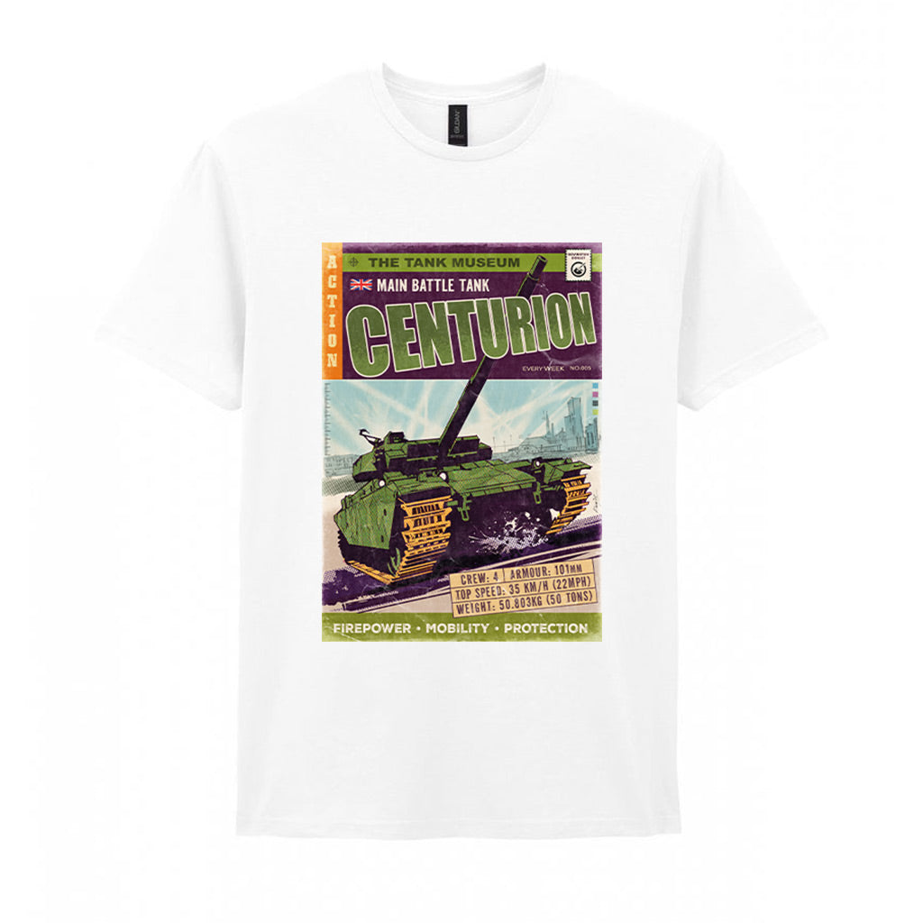 Centurion Comic T-Shirt T-Shirt On Demand Star Editions White S