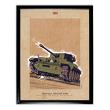 Art Print: Cromwell Cruiser Print Wall Art On Demand Star Editions 11x14" With Black Frame
