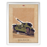 Art Print: Cromwell Cruiser Print Wall Art On Demand Star Editions 11x14" With White Frame