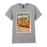 King Tiger Comic T-Shirt T-Shirt On Demand Star Editions Grey M