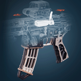 Rokr: M416 Carbine Wooden Puzzle Toy Robotime