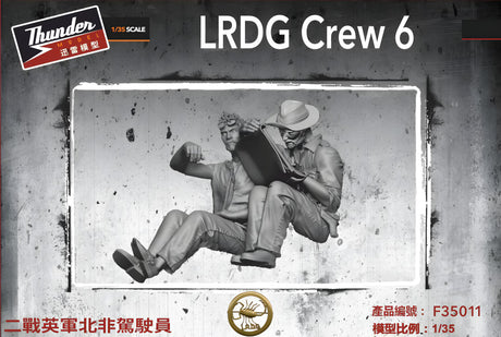 Thunder Models 1/35 LRDG Crew 6 Scale Model Thunder model