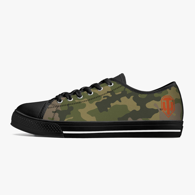 World of Tanks Low Top Canvas Trainer Green Camo – The Tank Museum