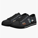 King Tiger V2 Low Top Canvas Trainer Black Footwear I Love A Hanger