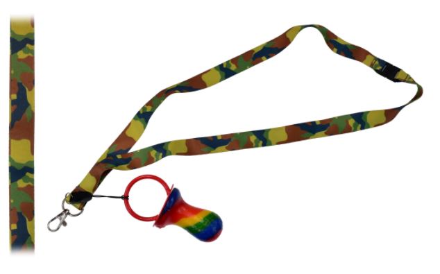 Camouflage Lanyard with Rock Dummy Food [variant_option4]