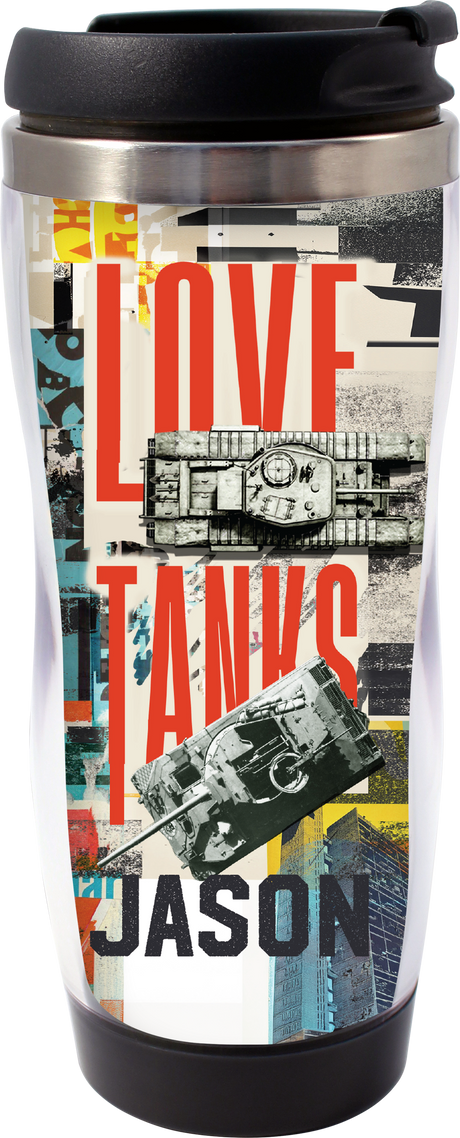 Love Tanks Personalised Travel Mug Mug My Moments