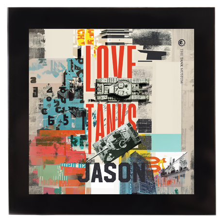Love Tanks Personalised Square Coaster Coaster My Moments