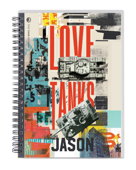 Love Tanks Personalised Notebook Stationery My Moments