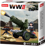 Sluban - WWII Anti Aircraft Gun Brick Model Kit [variant_option4]