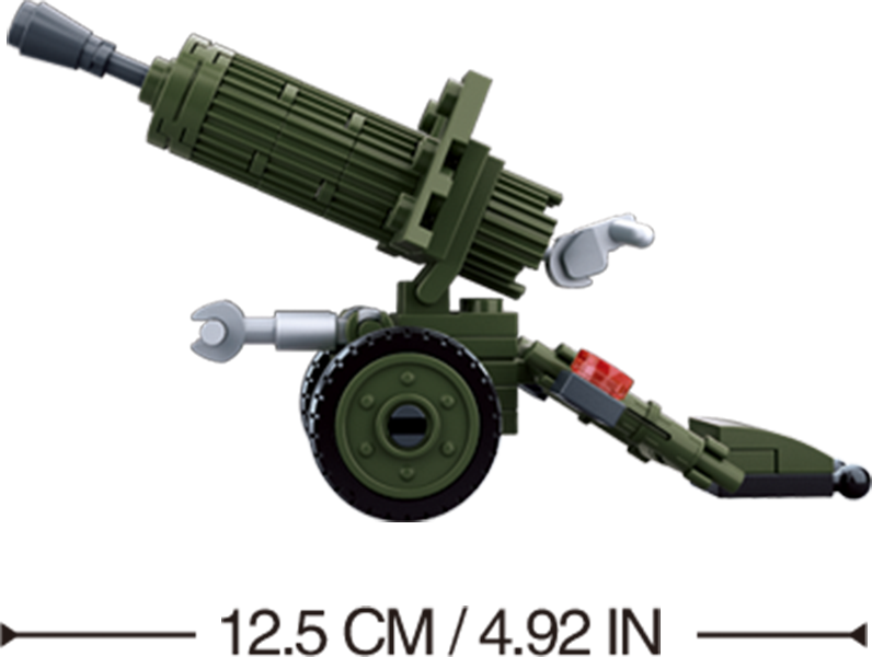 Sluban - WWII Anti Aircraft Gun Brick Model Kit [variant_option4]