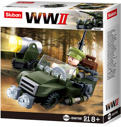 Sluban - WWII Allied Jeep Brick Model Kit [variant_option4]