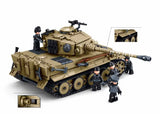 Sluban 1/35 Tiger E-S CHECK Brick Model Kit Kombat