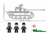 Sluban 1/35 Panther G-S CHECK Brick Model Kit Kombat