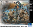 Master Box 1/35 Hand to Hand Fight German & British WWI. Scale Model Master Box