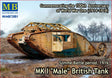 Master box 1/72 MK I Male British Tank, Somme Battle 1916 Scale Model Master Box