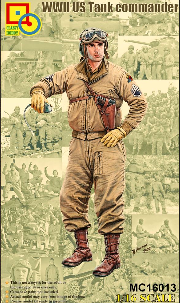 Tank Figure Classy Hobby 1/16 WW2 US Tank Comander Figure – The Tank Museum