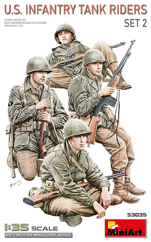 MiniArt 1/35 US Infantry Tank Riders Set 2. Scale Model [variant_option4]